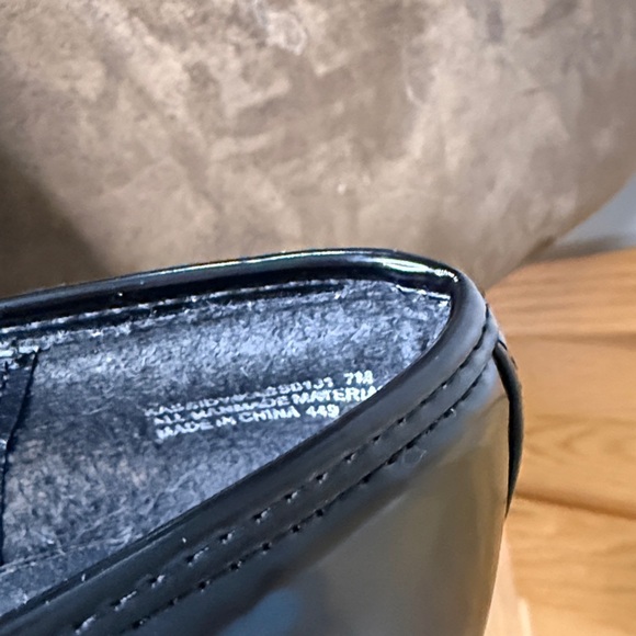 Madden Girl Shiny Black Chunky Loafers - Picture 6 of 6